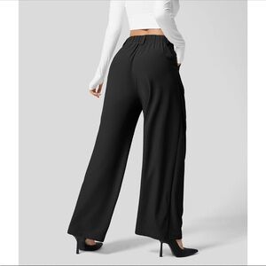 Halara High Waisted Plicated Wide leg work pants